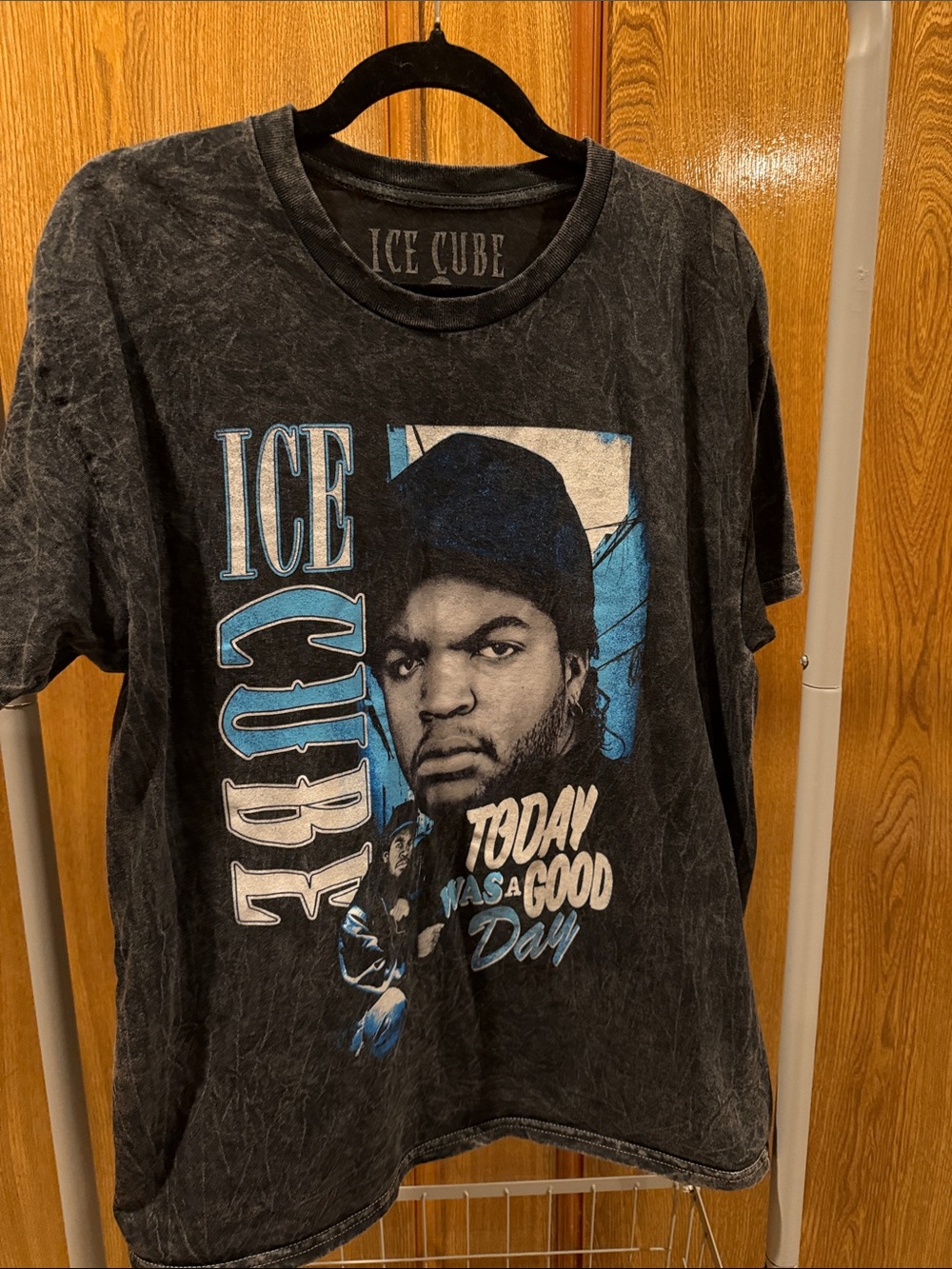 Ice Cube Black Graphic Tee - 'Today Was a Good Day'